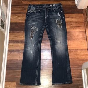 Miss me rhinestone jeans